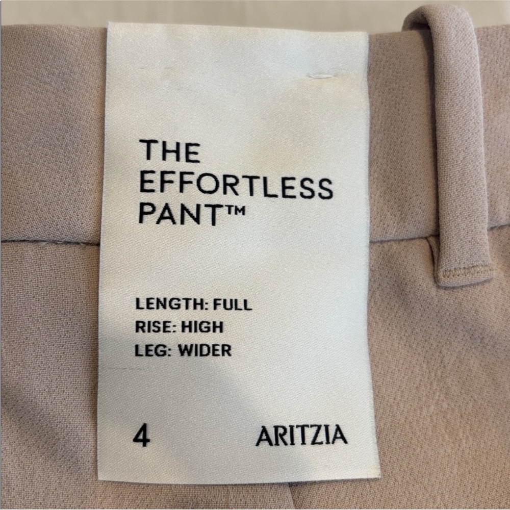 NWT -Aritzia Effortless wide leg Women's pant - Picture 9 of 9